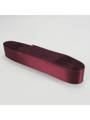 Mythriva Parti Vitrini Bordo Saten Kurdela 2 Cm. x 10 Metre (Bordo)
