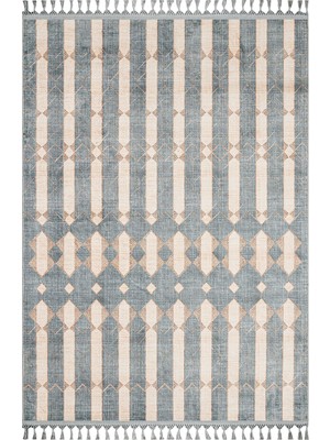 Mythriva Praval Modern Gri Kadife Modern Geometrik Etnik Desenli Boho Makinada Yıkanabilir Hav Toz Vermez Leke Tutmaz Kaymaz Taban Dijital Makine Baskı Halı Oturma Odası Salon Yolluk Koridor Mutfak Halısı