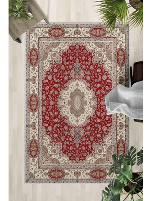 Mythriva Monnhein Çok Renkli Halı 626 - Yıkanabilir, Kaymaz Taban, Dijital Baskılı, Leke Tutmaz, Ince Hav, Modern Salon, Oturma Odası, Yatak Odası ve Mutfak Için Dekoratif Halı