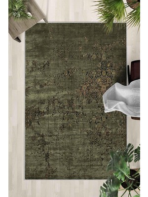 Mythriva Monnhein Çok Renkli Halı 0066 - Yıkanabilir, Kaymaz Taban, Dijital Baskılı, Leke Tutmaz, Ince Hav, Modern Salon, Oturma Odası, Yatak Odası ve Mutfak Için Dekoratif Halı