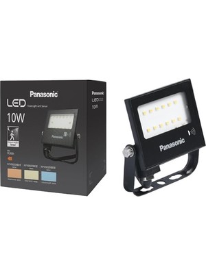 Mythriva Panasonıc LED Projektör Sensorlü, Beyaz Işık 10W 900LM 6500K