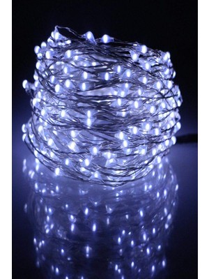 Mythriva Buffer® Pilli 5 Metre Dekoratif Peri LED Beyaz Aydınlatma Süsleme Lambası