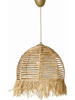 Mythriva Regner Handmade Sarkıt Avize | Natural Eskitme Tasarım | 51-60 cm | E27 Duy | A Enerji Sınıfı | El Yapımı – Metal Gövde
