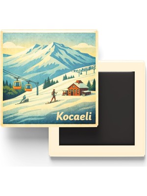 Mythriva Kocaeli - Kartepe - Baskılı Buzdolap Magneti Kare - 9x9 cm