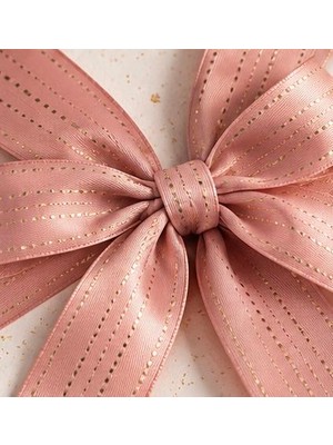 Xuping Pembe 24X24X10 cm Altıgen Kurdeleli Hediye Kutusu – Kapaklı Dekoratif Hediye Sunum Kutusu