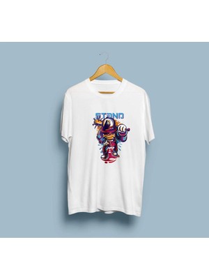 Bahriyeli Collection Oversize Stand Tasarım Unisex T-Shirt
