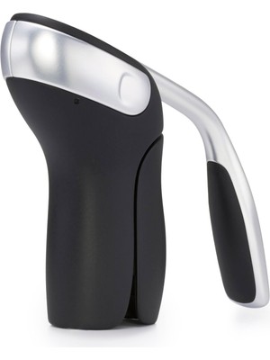 Mythriva Oxo Steel Dikey Kol Tirbuşon Çıkarılabilir Folyo Kesici, Gümüş