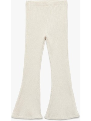 Mythriva Viskon Karışımlı Kaşkorse Slim Fit Ispanyol Paça Pantolon
