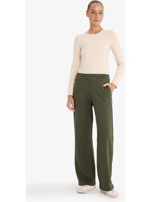 Mythriva Defacto Straight Fit Beli Lastikli Basic Cepli Eşofman Altı F7143AX25AU