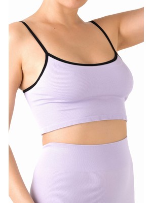 Mythriva Gigotto Seamless Fitilli Büstiyer Siyah
