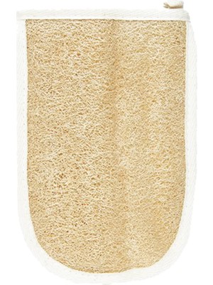 Mythriva Zencefil Organik Kabak Lifi Kabak Kesesi Kare El Geçmeli Model Banyo Kese