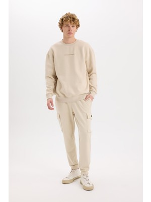 Mythriva Defacto Regular Fit Jogger Eşofman Altı Basic Düz Kargo Cepli Lastikli Paça D5252AX25SP