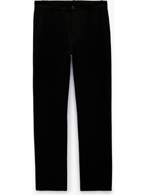 Mythriva Viskon Karışımlı Cepli Gabardin Slim Fit Kumaş Pantolon