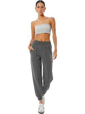 Mythriva Pocket Detail Elastic Waist Jogger Sweatpants