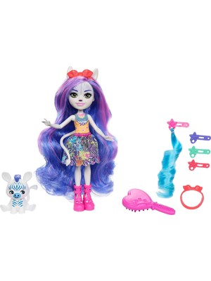 Mythriva Enchantimals Zebra Zemirah ve Grainy Ile Aksesuarları
