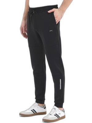 Mythriva Slazenger Kox I Erkek Cepli Dar Paça Siyah Eşofman Altı