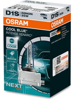 Mythriva Osram Ampul 12V D1S 35W Xenarc Cool Blue Intense Osr 66140CBN