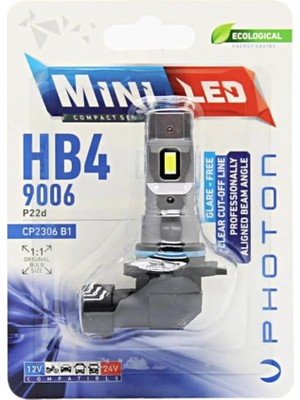 Mythriva Photon Ampul Mini Hb4 9006 12-24V Compact LED (Tekli Blister) Pht CP2306 B1