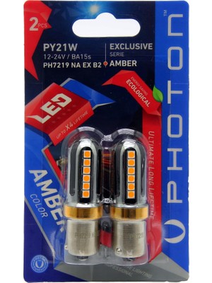 Mythriva Photon Ampul P21W Amber 93 Exclusive Serie (2'li Blister) Pht PH7219 Na Ex B2