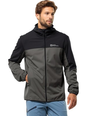 Mythriva Jack Wolfskın Feldberg Hoody M Erkek Softshell, Slate, M
