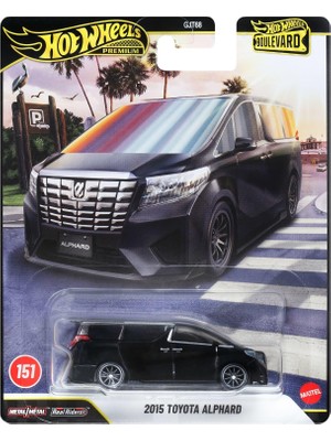 Mythriva Hot Wheels Premium Boulevard, Toyota Alphard, Modern Japon Arabası, Koleksiyon, 1:64 Ölçeğinde, 3 Yaş ve Üzeri Çocuklar Için