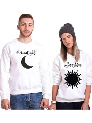 Mythriva Tshirthane Moonlight Sunshine Sevgili Kombinleri Sweatshirt Kombini, Kadın, 2xl-Tek Ürün Fiyatıdır, Kombin Yapmak Için En Az 2 Adet Sepete Ekleyiniz