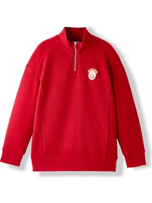 Mythriva Galatasaray Çocuk Yarım Zip Hoodie C252074