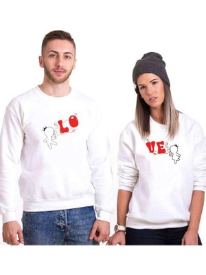 Mythriva Tshirthane Lo ve Balon Sevgili Kombinleri Sweatshirt Kombini, Kadın, S-Tek Ürün Fiyatıdır, Kombin Yapmak Için En Az 2 Adet Sepete Ekleyiniz