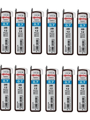 Mythriva Rotring Tikky Hi-Polymer 2b Kalem Ucu 0.7 Mm, 10'lu Set