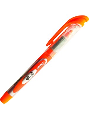 Mythriva Pentel Highlighter Likit Mürekkepli, Şeffaf Gövdeli Fosforlu Kalem, Turuncu