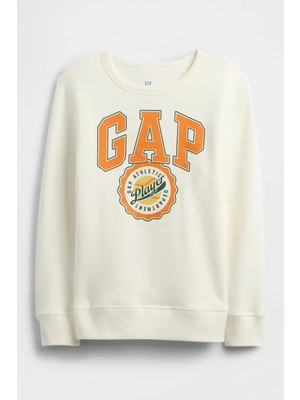 Mythriva Gap V-Fa Logo Çocuk Sweatshirt 795118000,KREM Xs