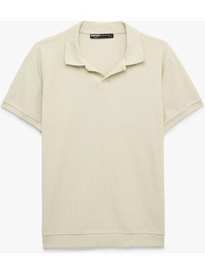 Mythriva Regular Fit Pamuklu Kısa Kollu Basic Polo Yaka Tişört