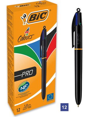 Mythriva Bic 4 Renk Tükenmez Kalem Pro 1.0 mm 902129