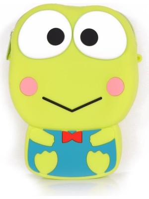 Mythriva Ogi Mogi Toys Silikon Yeşil Kurbağa Omuz Çantası