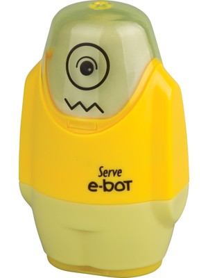 Mythriva Serve E-Bot Silgili Kalemtiraş Fosforlu Sari