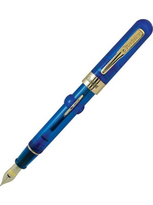 Mythriva Conklin Mark Twain Blue Demo Crescent Dolma Kalem M Uç