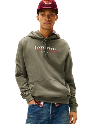Mythriva Tommy Jeans Erkek Kazak Sweatshirt Tjm Reg Dna Hoodie Ext DM0DM22113