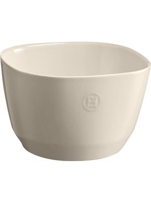 Mythriva Emile Henry Fransa'da Üretilmiştir Seramik Orta Salata Kasesi 22,2 cm x 21,7 cm x 14 cm - 3,5qt |kil