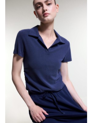 Mythriva Defacto Standart Fit Polo Yaka Sporcu Kısa Kollu Polo Tişört G0751AX26SM