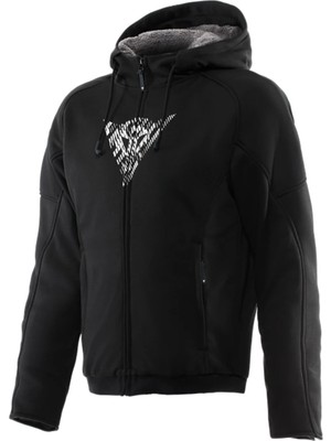 Dainese Daınese Bovısa Safety Hoodıe Full Zıp Black Whıte - Beden 54