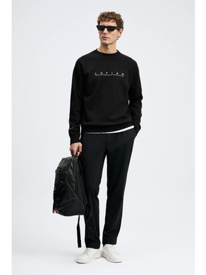 Lufian Cooper Siyah Erkek Sweatshirt 112030198
