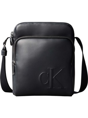 Neva Home Bold Ck Pocket Reporter Erkek Çapraz Askılı Çanta Black Os