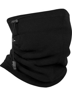 Neva Home Unisex Siyah Polar Boyunluk