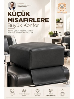Çocuk Tıraş Koltuğu Yükseltici Minderi 38X34X23 cm