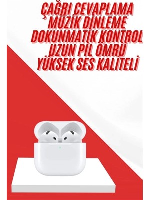 Genel Tedarik 4.nesil Bluetooth Kulaklık Yüksek Ses Kaliteli Dokunmatik Kontrol Özellikli