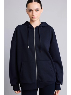 DeFacto Pamuklu Oversize Kapüşonlu Kalın Kumaş Sweatshirt V4233AZ26AU