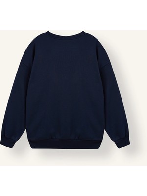 DeFacto Oversize Bisiklet Yaka Basic Kalın Basic Sweatshirt F9628AX26AU