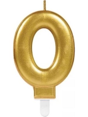 Evimdeyokyok 0 Rakam Mum Gold Renk