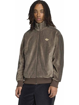 AKS7460 Adidas Fırebırd Tt Vel Erkek Ceket Kahve