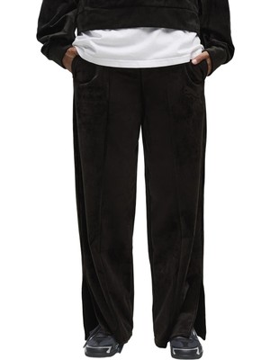 P694022 Puma Ess Elevated Velour Pants Kadın Eşofman Altı Siyah